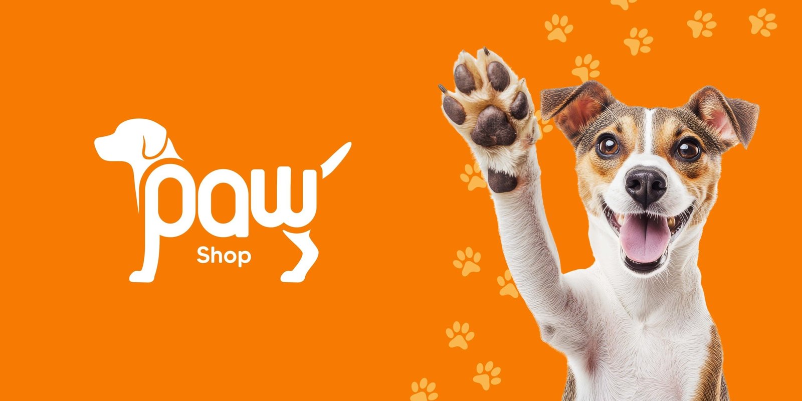 Paw Shop pet store branding by Koalart Creative, a branding agency for small business