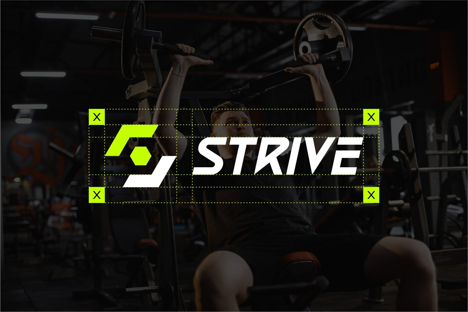 Branding design for Strive gym by Koalart Creative, a branding agency for small business