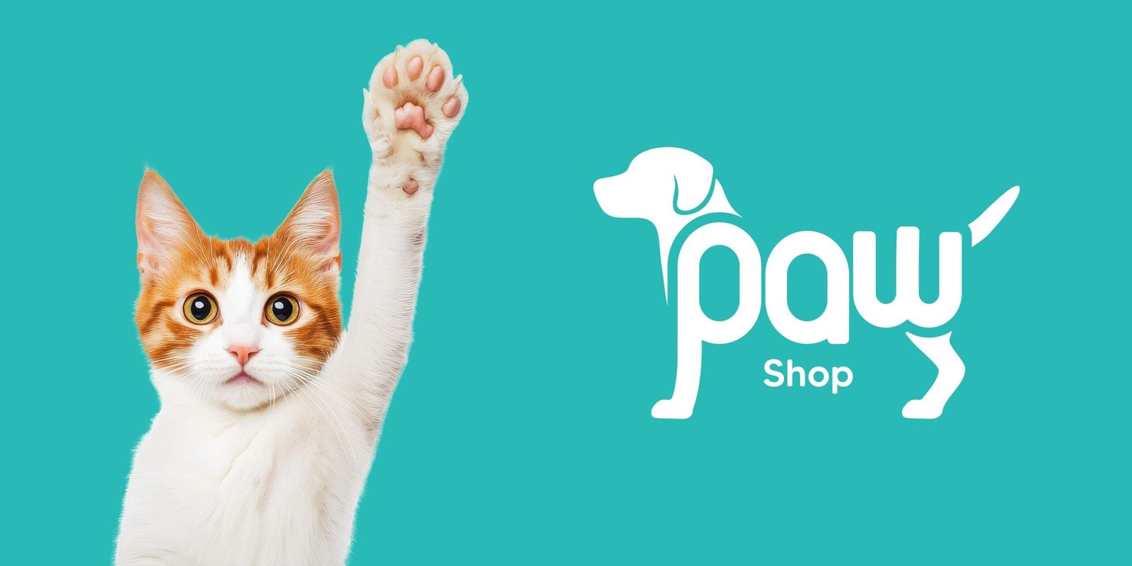 Paw Shop pet store branding by Koalart Creative, a branding agency for small business