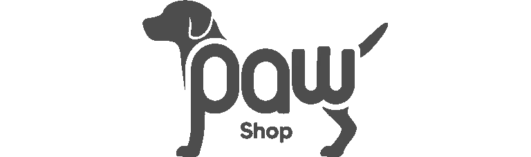 Paw Shop pet store logo designed by Koalart Creative – branding agency for small business
