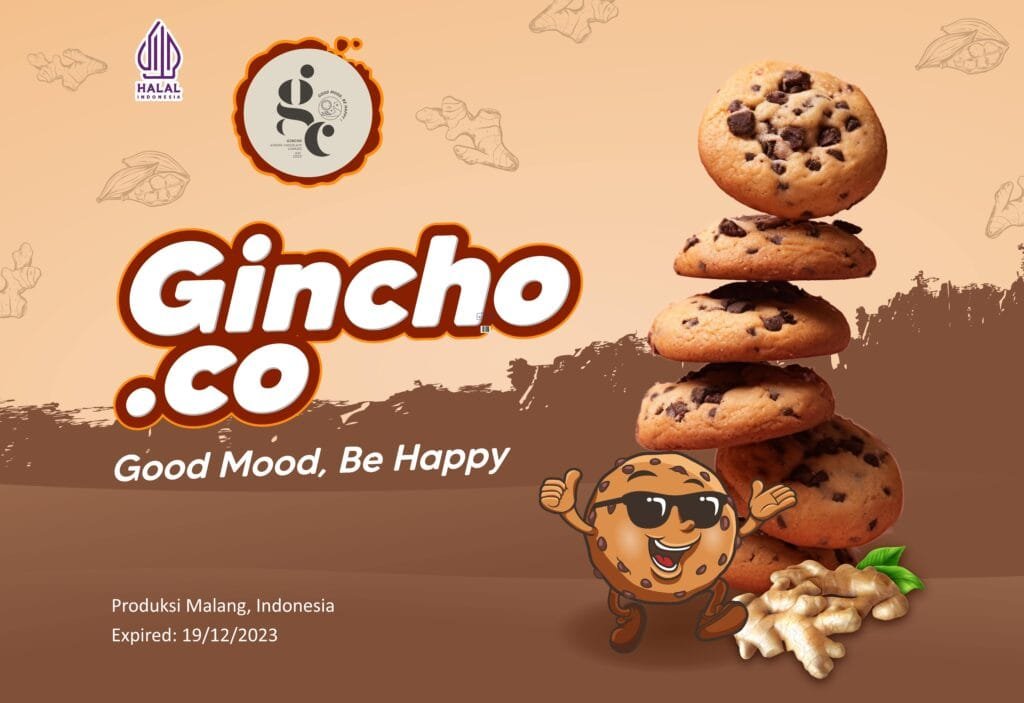 Minimalist and modern packaging design for Gincho.co by Koalart Creative, branding agency for small business