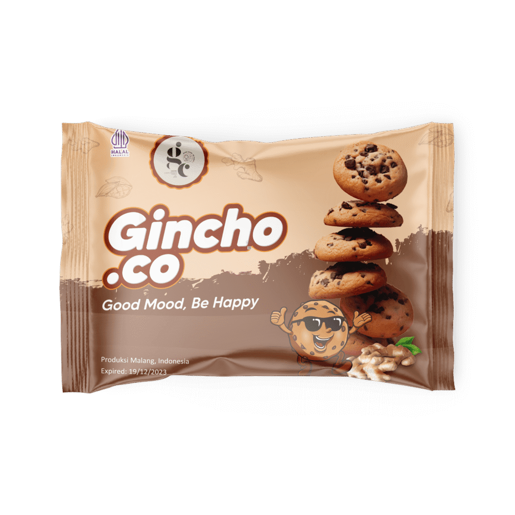Minimalist and modern packaging design for Gincho.co by Koalart Creative, branding agency for small business
