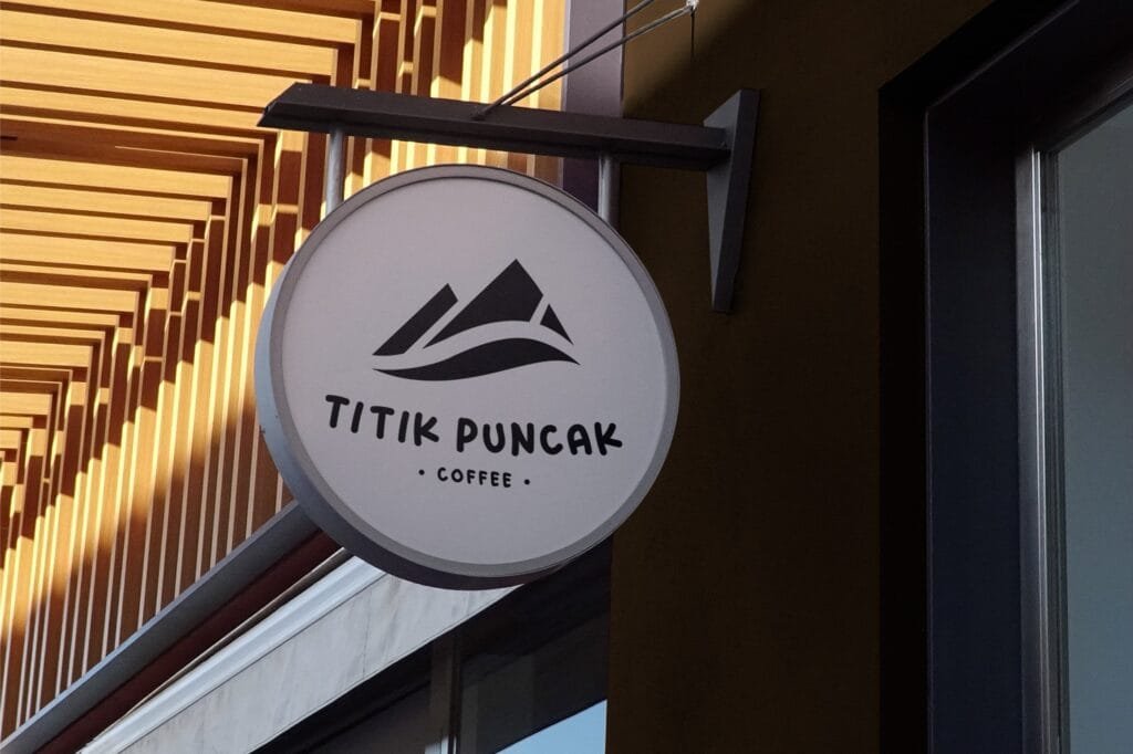 Branding design for Titik Puncak by branding agency for small business