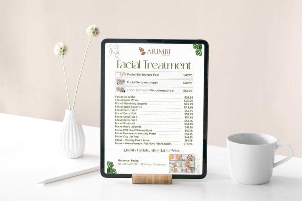 Catalog design for Arimbi by branding agency for small business