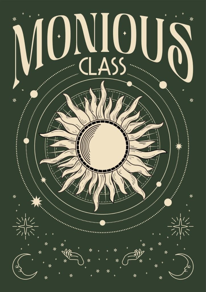 T-shirt design project for Monious Class by Koalart Creative, branding agency for small business