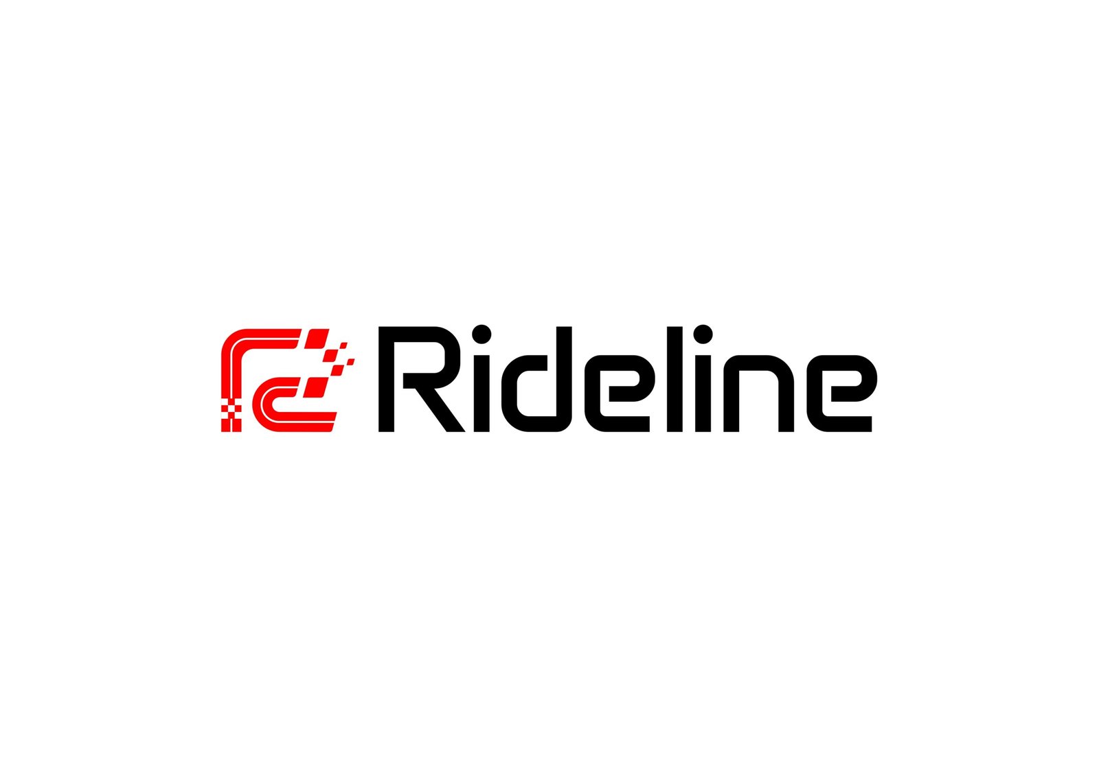 Rideline helmet and apparel branding project by a branding agency for small business.