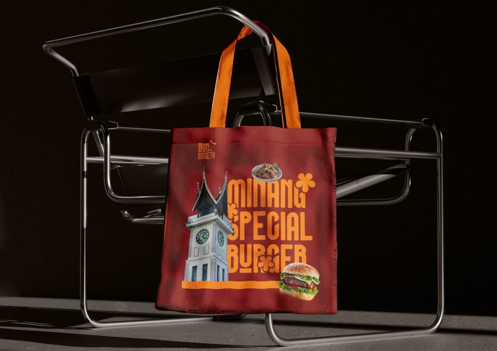 Bun Society restaurant branding project by a branding agency for small business.