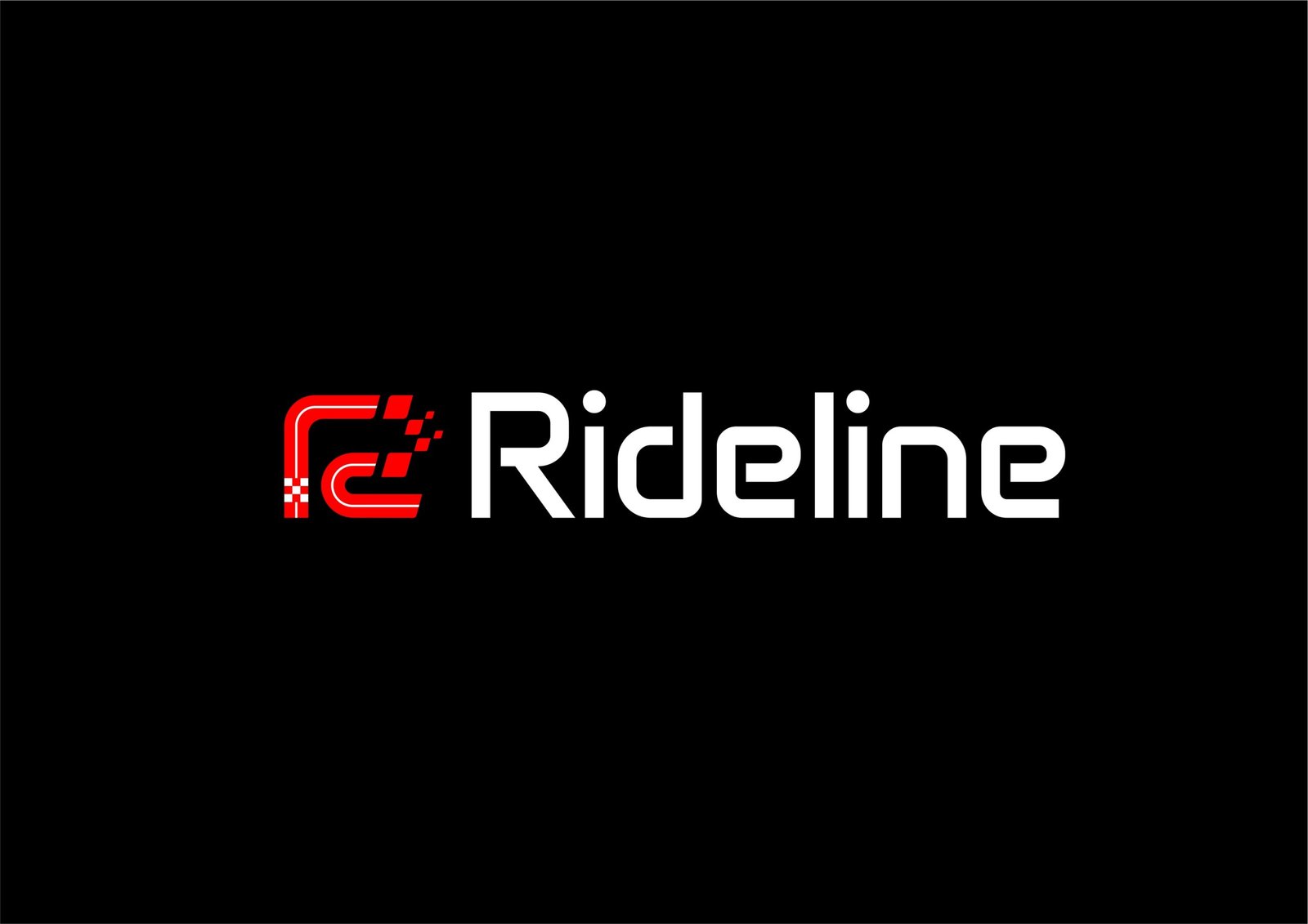 Rideline helmet and apparel branding project by a branding agency for small business.