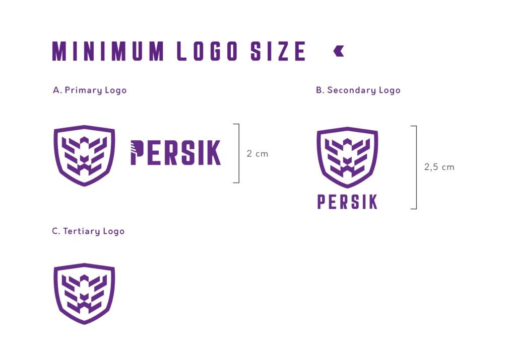 Persik Kediri concept logo redesign by a branding agency for small business.