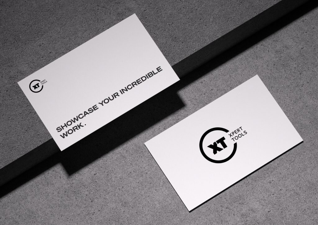 Xpert Tools brand identity project by a branding agency for small business.