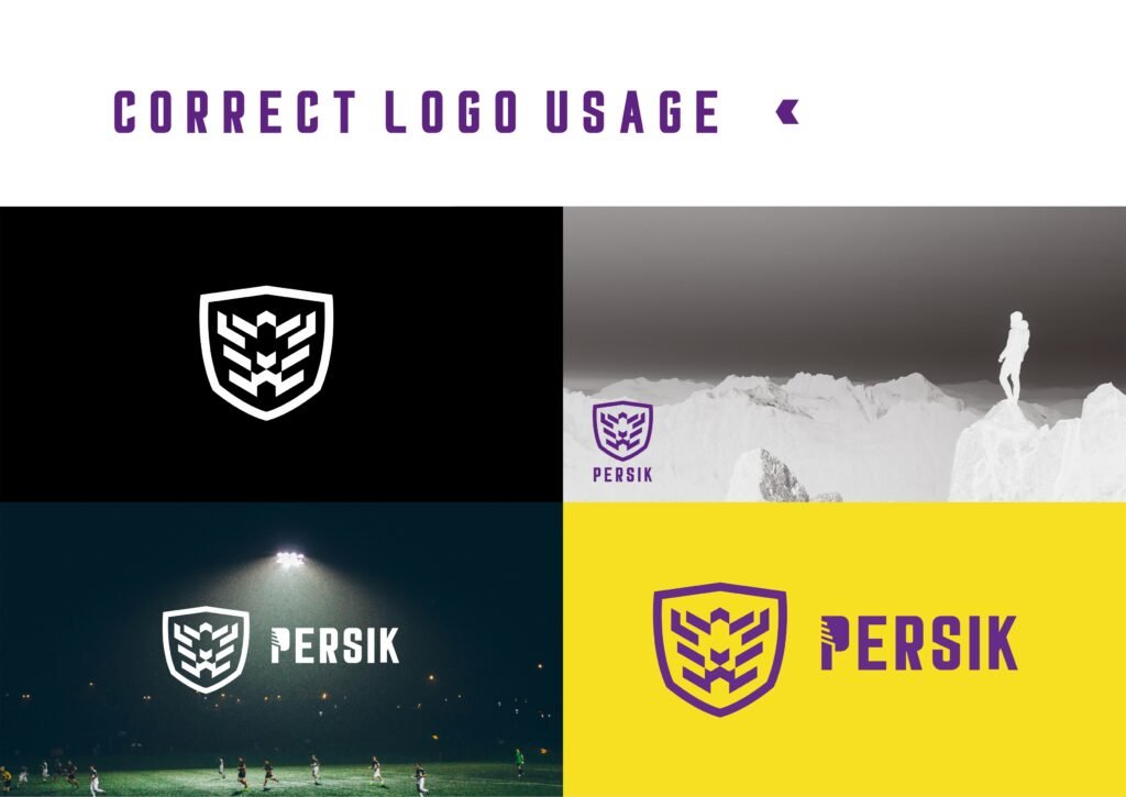 Persik Kediri concept logo redesign by a branding agency for small business.