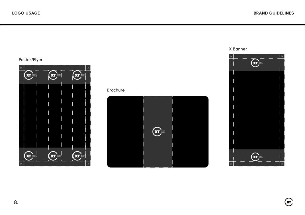 Xpert Tools brand identity project by a branding agency for small business.