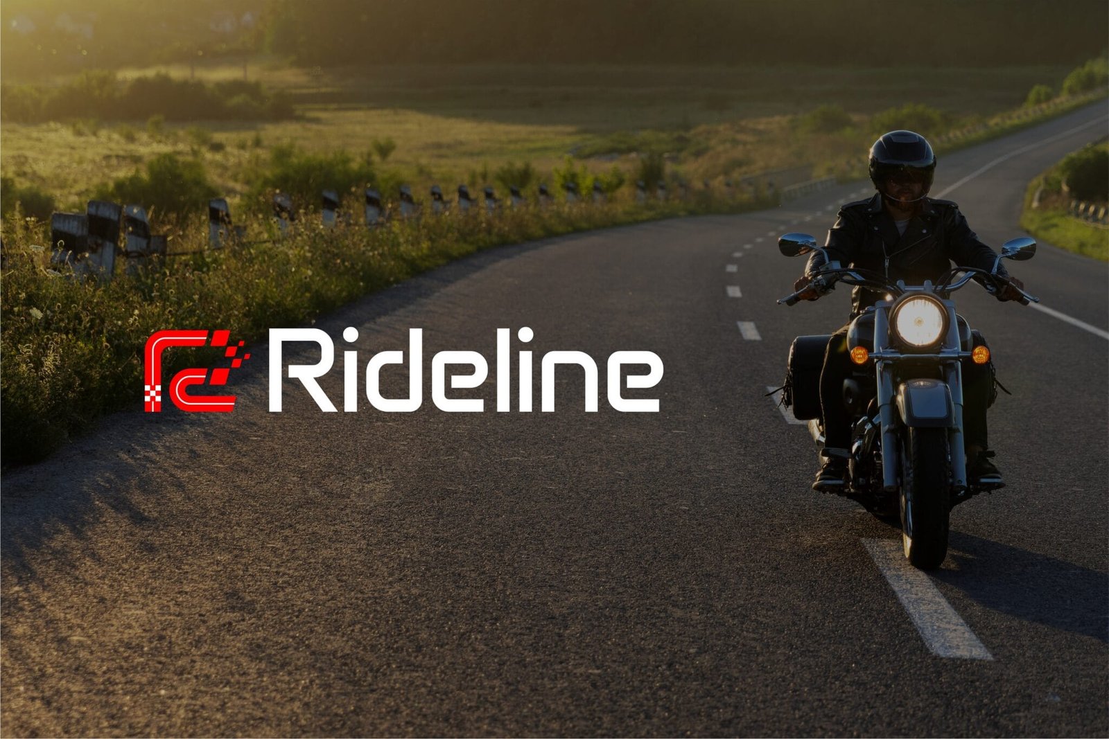 Rideline helmet and apparel branding project by a branding agency for small business.