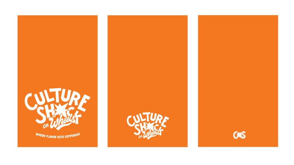 Culture Shock on Wheels street food branding design by Koalart Creative, a branding agency for small business
