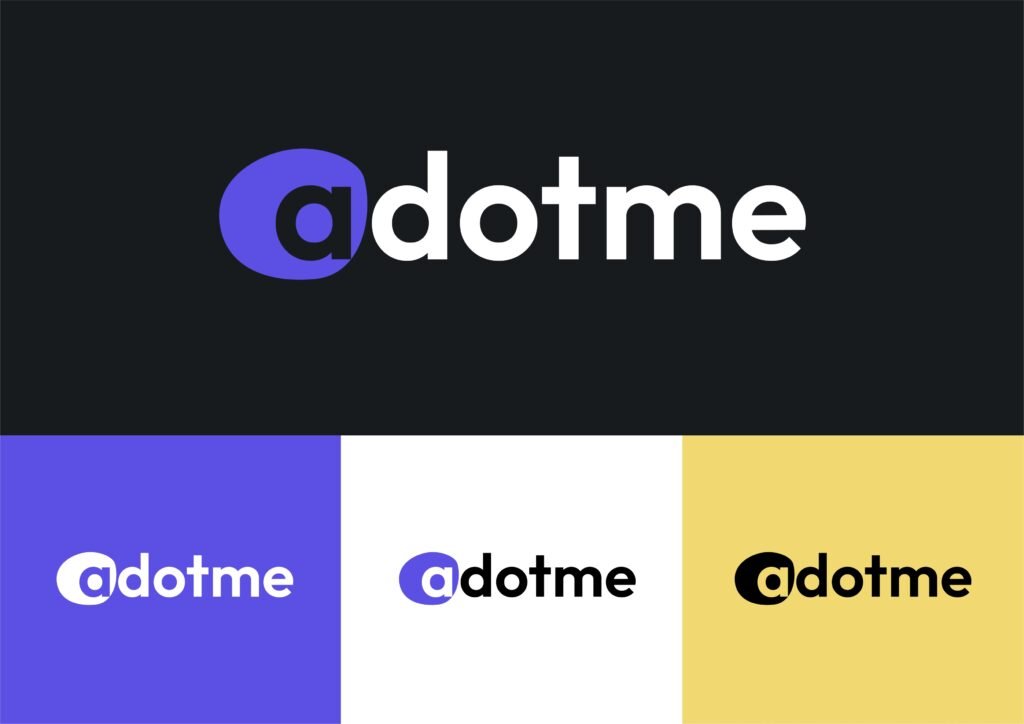 Modern marketing agency brand identity design with clean logo design, visual identity, and digital branding elements.