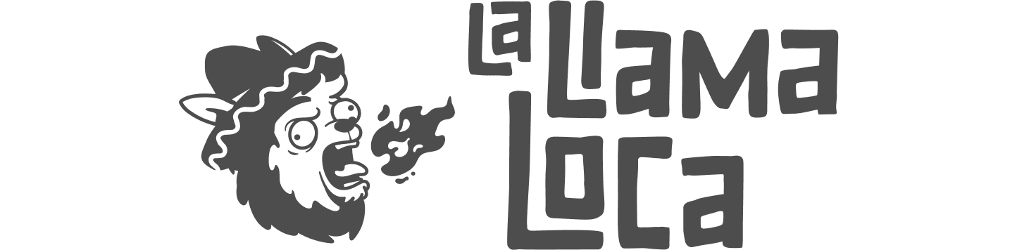 La Llama Loca food truck logo