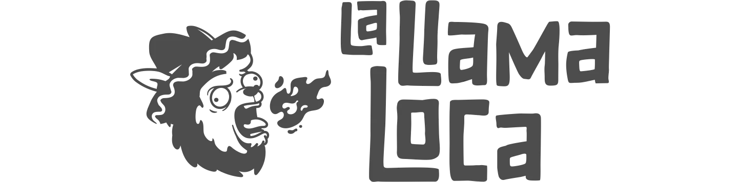 La Llama Loca food truck logo